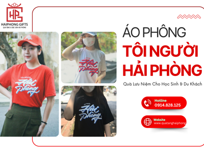 Áo Phông Tôi Người Hải Phòng – Quà Lưu Niệm Cho Học Sinh & Du Khách